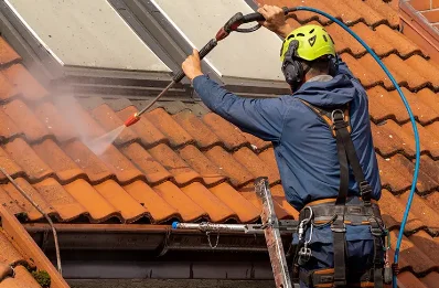 Démoussage et hydrofuge de toiture à la Pyle